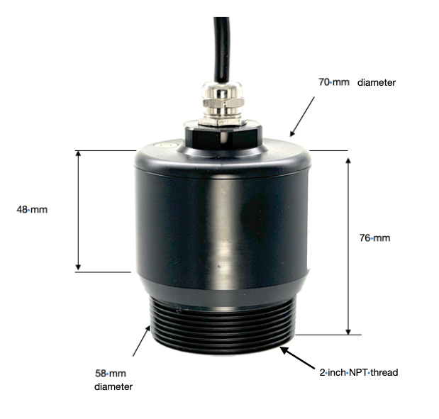 Radar sensor dimensions